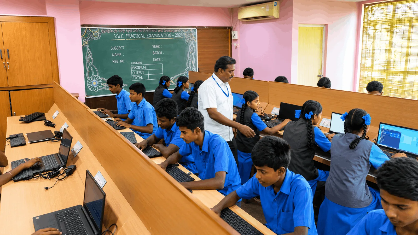 School computer laboratory