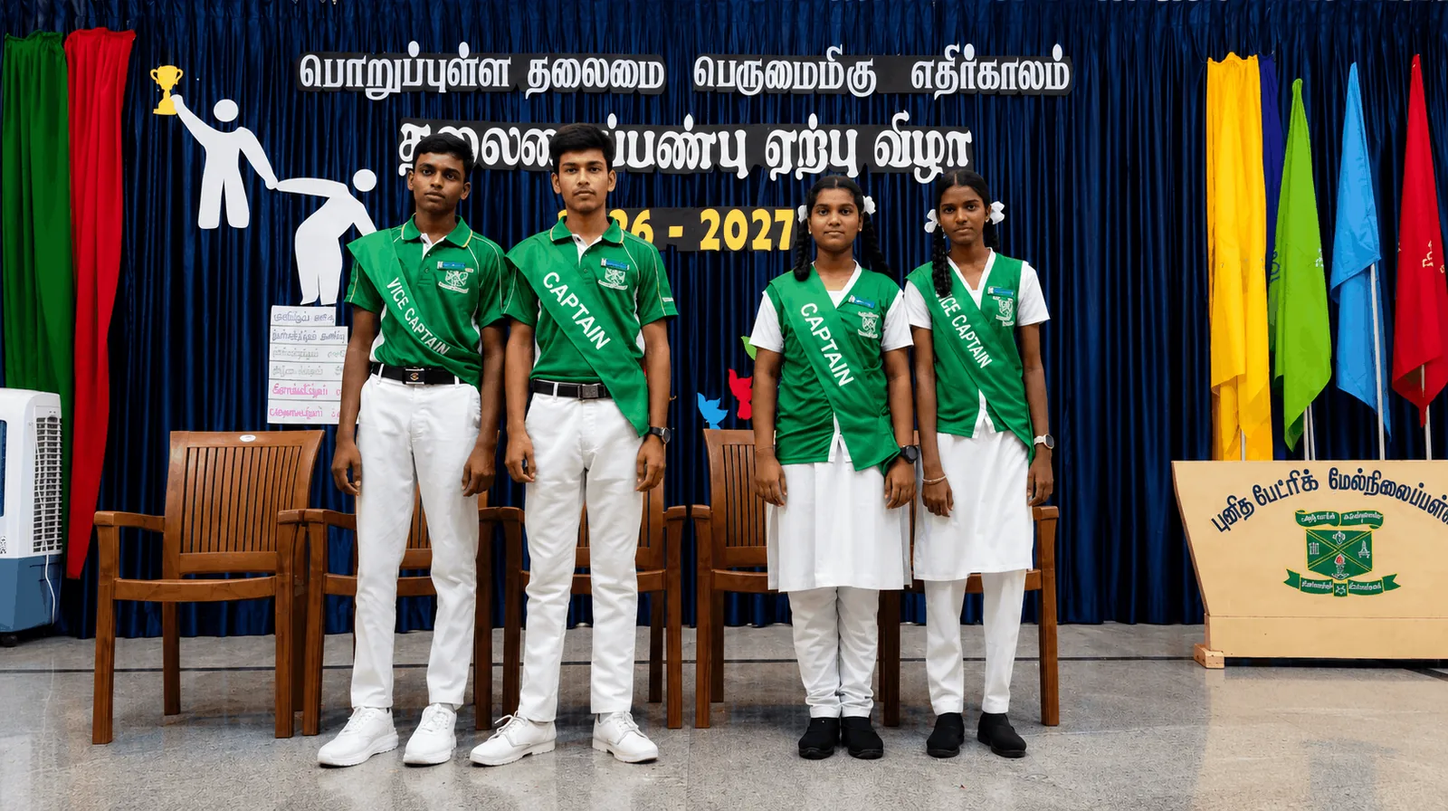 Student leaders at St. Patrick's school